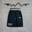 Chrome Hearts Black Cross & Bottom Script Sweatshorts