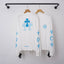 Chrome Hearts Blue Gothic Cross Long Sleeve (White)