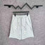 Chrome Hearts Light Gray Paint Splatter & Cross Patch Sweatshorts