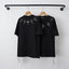 Chrome Hearts Collar Cross Print Short Sleeve T-Shirt (Black)