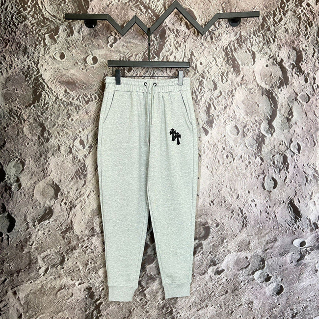 Chrome Hearts Cross Applique Lounge Pants (Light Grey) Hover Image
