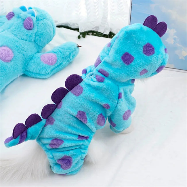 Pet Overalls Pixar Monster Dinosaur Costume Main Image