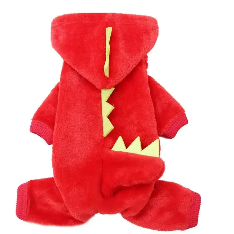 Pet Dinosaur Jumpsuit for Winter