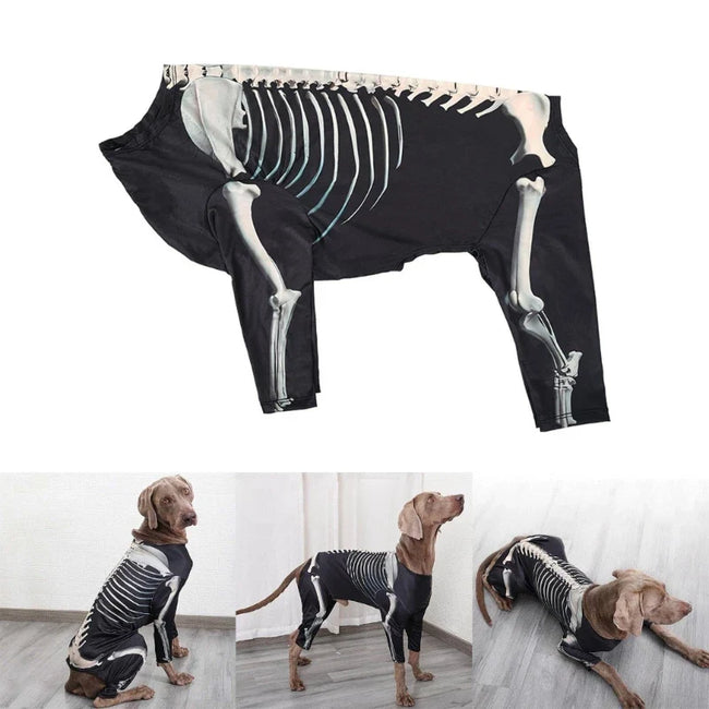Hoodie Skeleton Costume for Dogs Hover Image