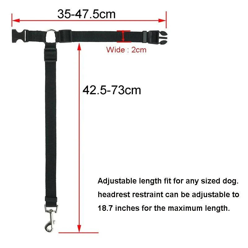 Nylon Rope Dog Car Seat Belt