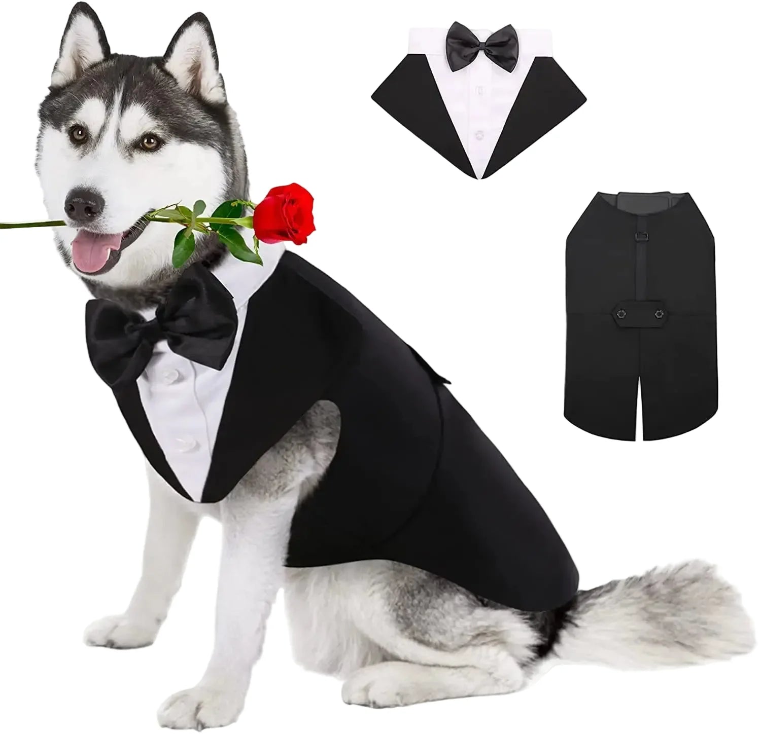 Pet Formal Wear Tuxedo Shirt