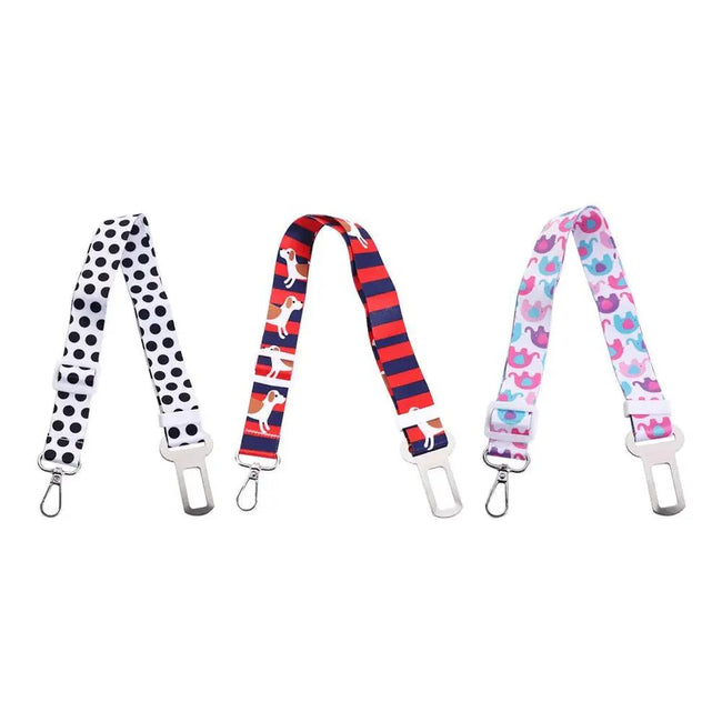 Cute Dog Car Seat Belt Clips Hover Image