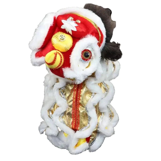 Spring Festival Lion Dance Custome for Pets Main Image