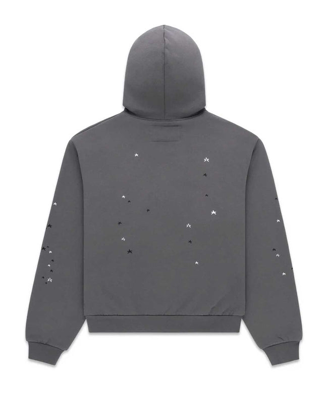 Sp5der Splat Punk Hoodie Slate Grey Main Image