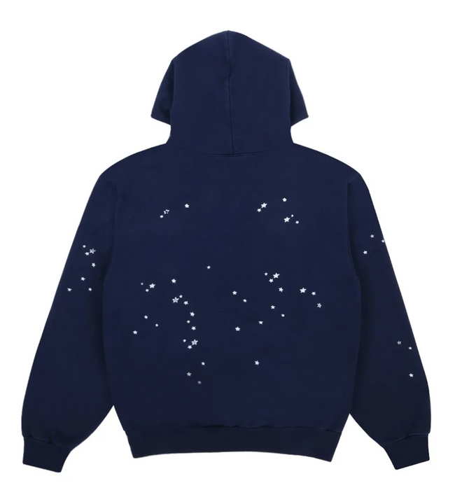 Sp5der Atlanta Hoodie Navy Main Image