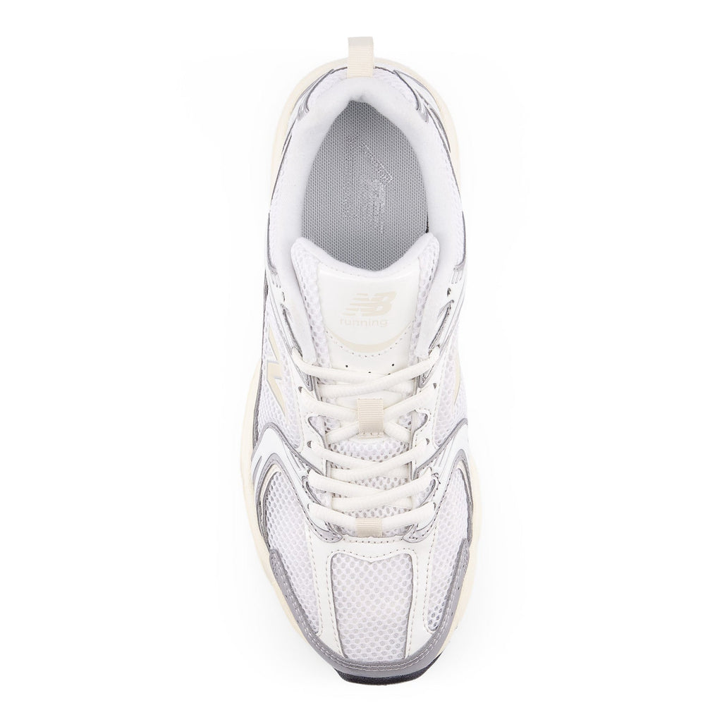 New Balance Unisex 530 in Silver Metallic with Linen