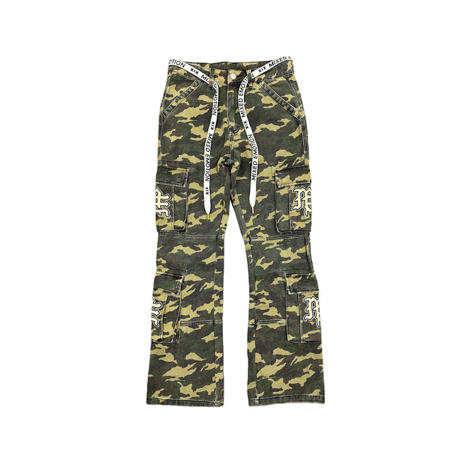 Mixed Emotions 'ME' Camo Cargo Pants Hover Image