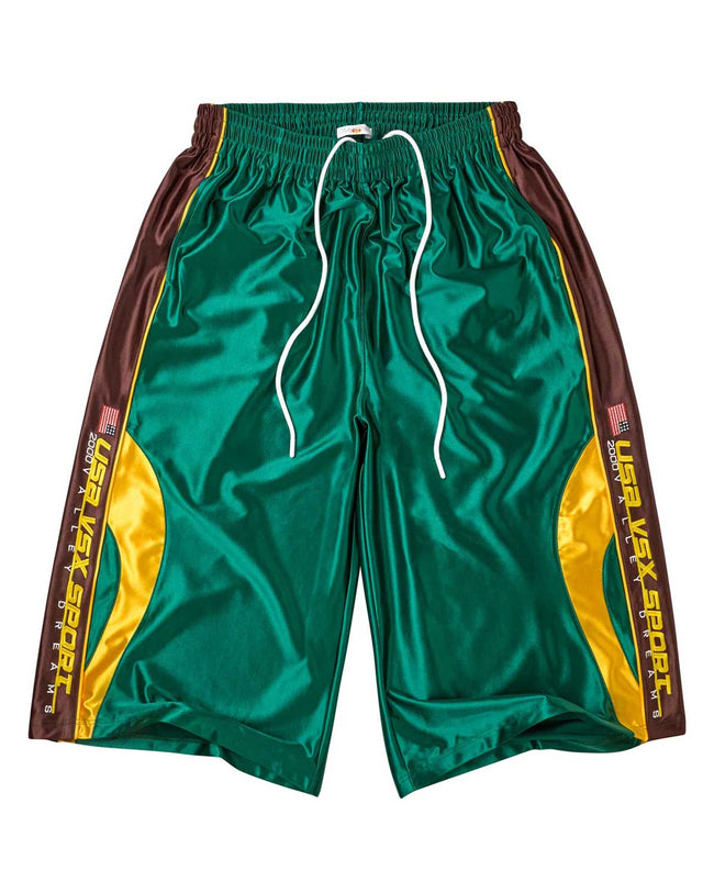 Vale Forever Iverson Basketball Shorts Green Hover Image