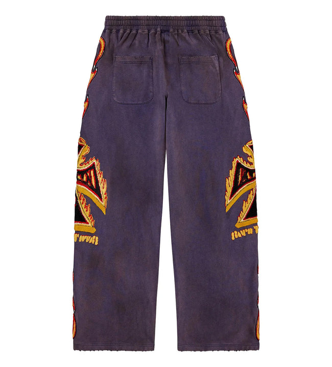 Vale Forever La Flare Sweatpants Navy Main Image