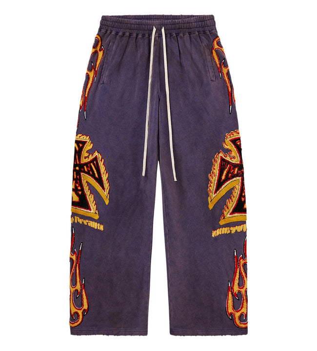 Vale Forever La Flare Sweatpants Navy Hover Image