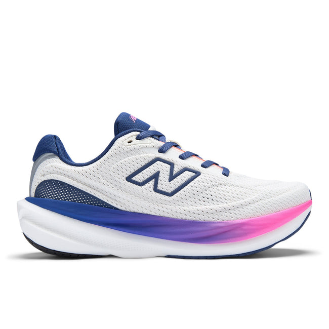 New Balance Women's 1080v15 in Sea Salt with Blue Oyster Hover Image