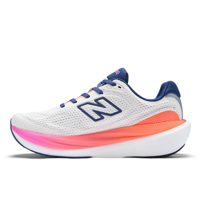New Balance Women's 1080v15 in Sea Salt with Blue Oyster Main Image