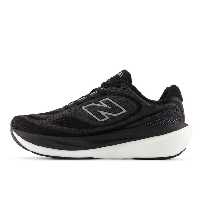 New Balance Women's 1080v15 in Black with Slate Grey Main Image