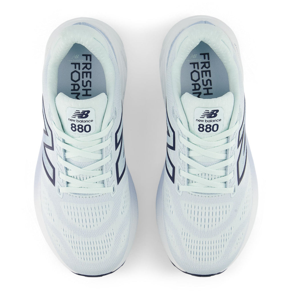 New Balance Women's Fresh Foam X 880v15 in Glint Blue with NB Navy