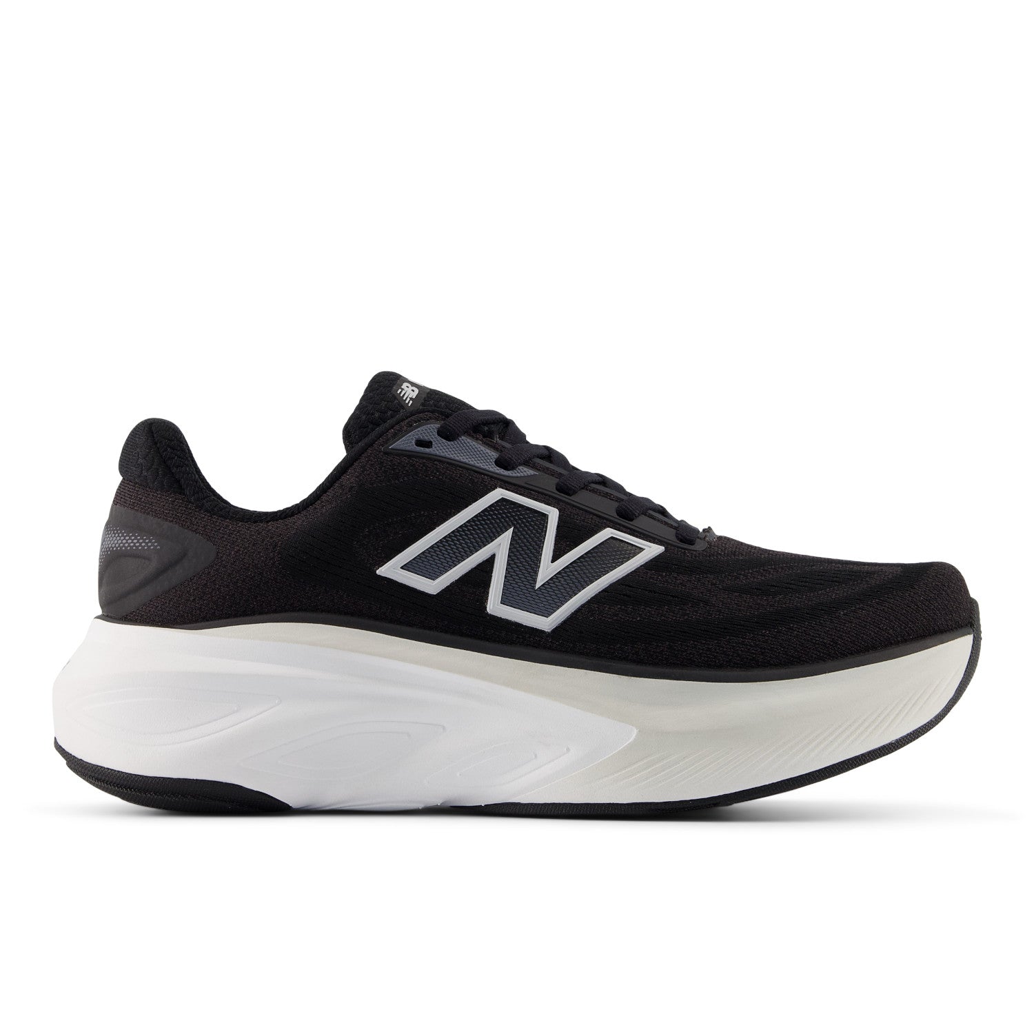 New Balance Women's Fresh Foam X More v6 in Black with Grey Matter and Castlerock