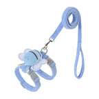 Small Pet Wing Shaped Decorative Harness and Leash Set