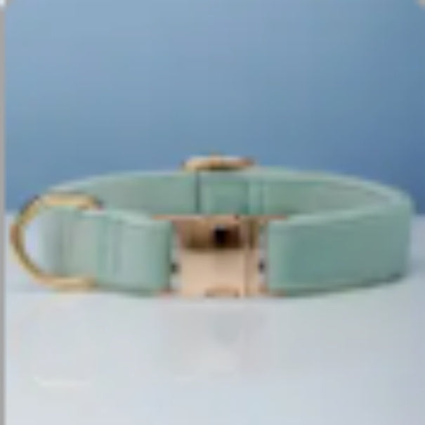Multiple Color Velvet Dog Collar