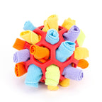 Dog Sniff & Snack Puzzle Ball - Snuffle Ball Canine Enrichment