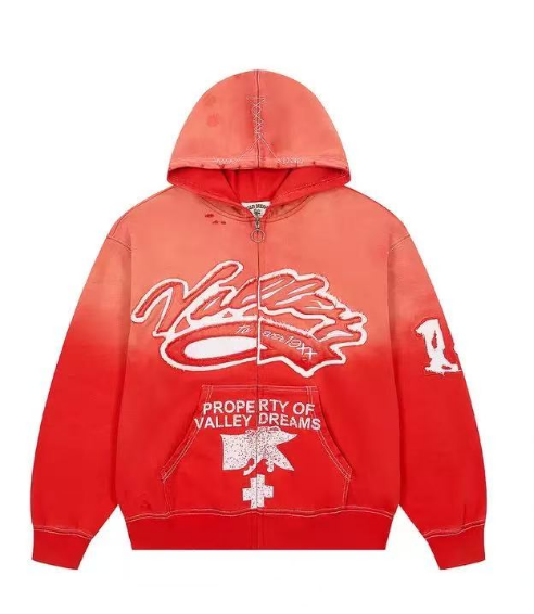 Vale Forever Religion Zip Up Hoodie Red Hover Image