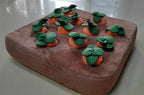 Carrot Plush Chew Toy Snuffle Mat