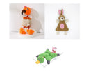 Dog Toy Corduroy Chew Toys - Squeaky Plush Animals