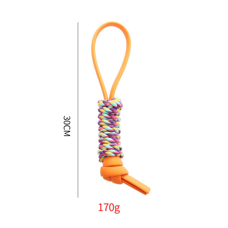 Dog TPR Chewing Toy Bite Resistant Molar Teeth Cleaning Pet Toy