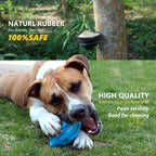 Dog Toy - Rubber Rugby Ball Wear-Resistant Bite-Resistant Ball