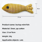 Pet Catnip Fish Toy - Three Colors Suitable For Cats Of All Ages