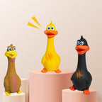 3pcs Latex Screaming Chicken Squeaky Chew Toy