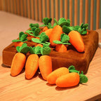 Carrot Plush Chew Toy Snuffle Mat