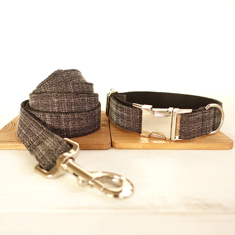 Dog Collar and Leash Pet Thicken Soft Collar and Leash
