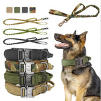 Tactical Nylon Dog Collar and Leash