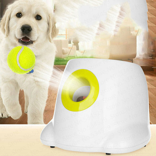 Dog Automatic Interactive Ball Launcher Hover Image