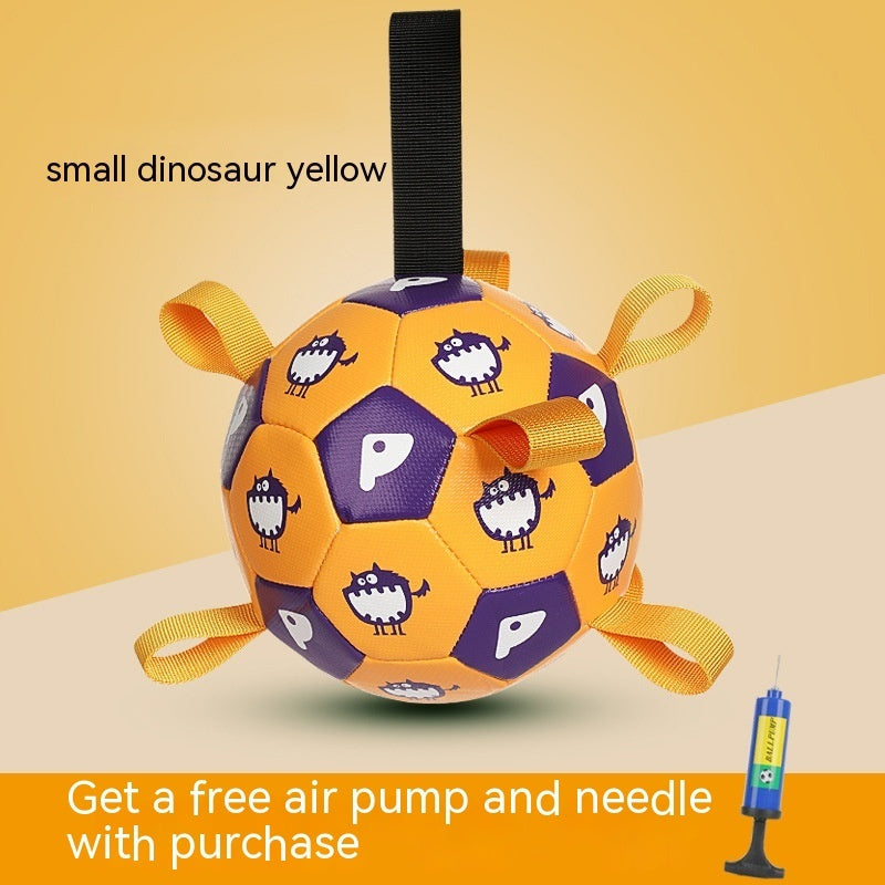 Interactive Dog Football Toy - Soccer Teething Ball With Cute Printing