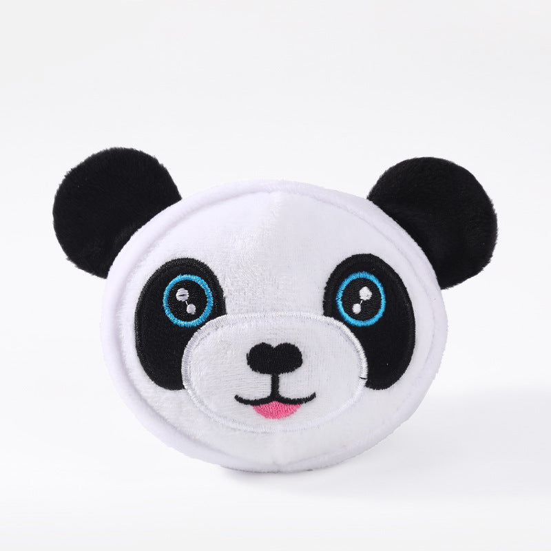 Dog Vocal Teething Plush Toys Bite Resistant Teeth Cleaning