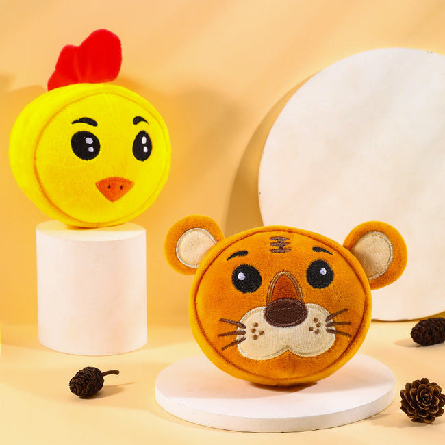 Dog Vocal Teething Plush Toys Bite Resistant Teeth Cleaning Main Image