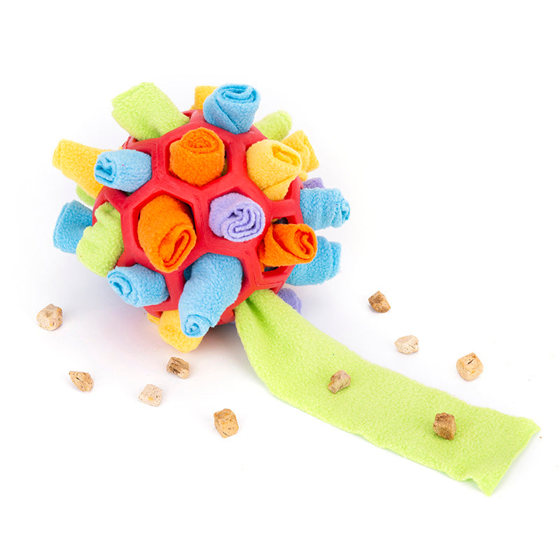 Dog Sniff & Snack Puzzle Ball - Snuffle Ball Canine Enrichment
