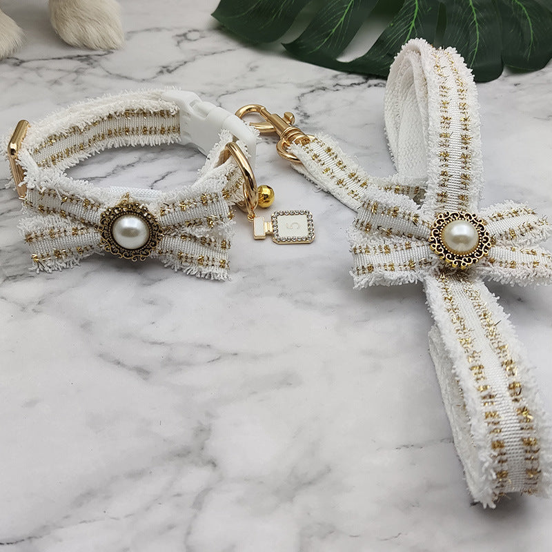 Victorian Pet Collar Leash Set
