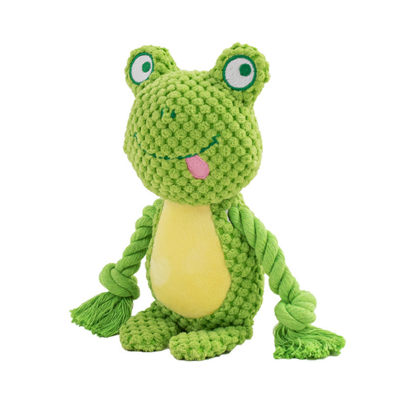 Plush Sound Toy Cotton Pet Toys Interactive Tug Of War