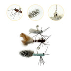 Cat Feather Toy Attachments (15 Pcs)