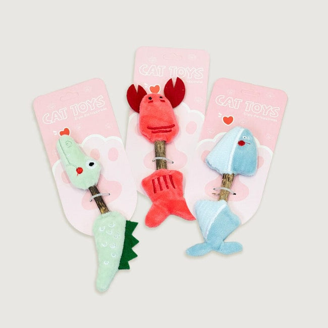 Catnip Toys with Chew Stick Hover Image