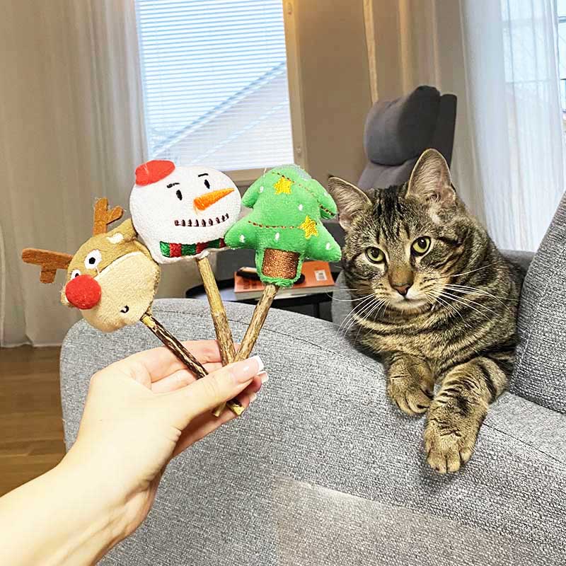 Catnip Toys with Chew Stick