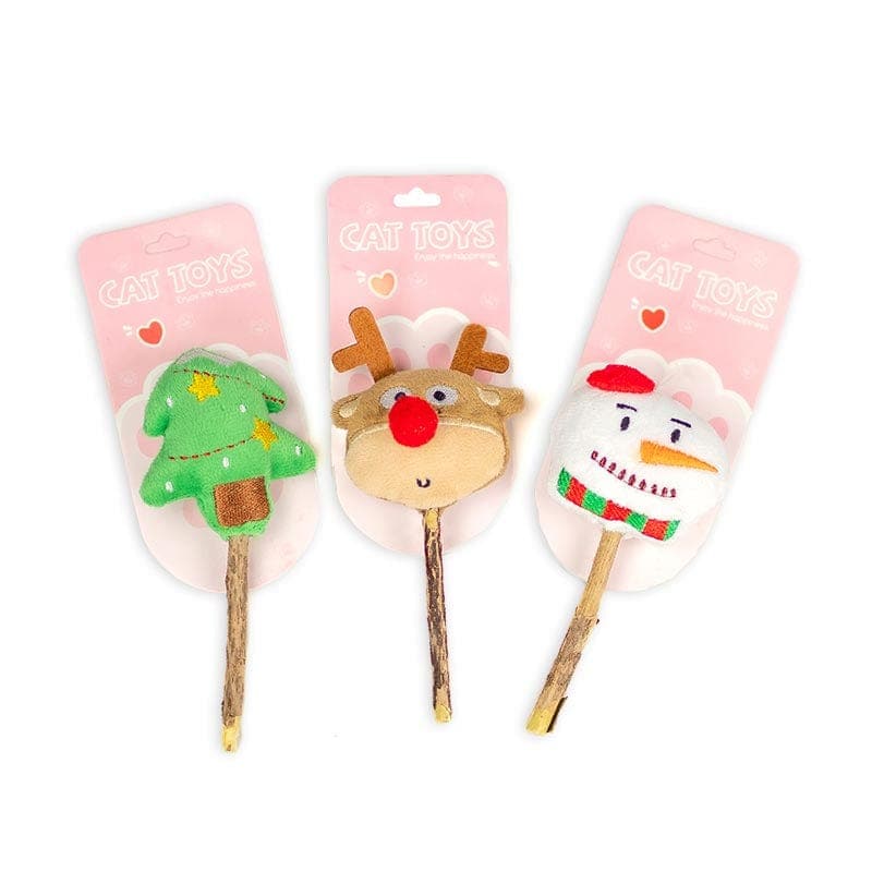 Catnip Toys with Chew Stick
