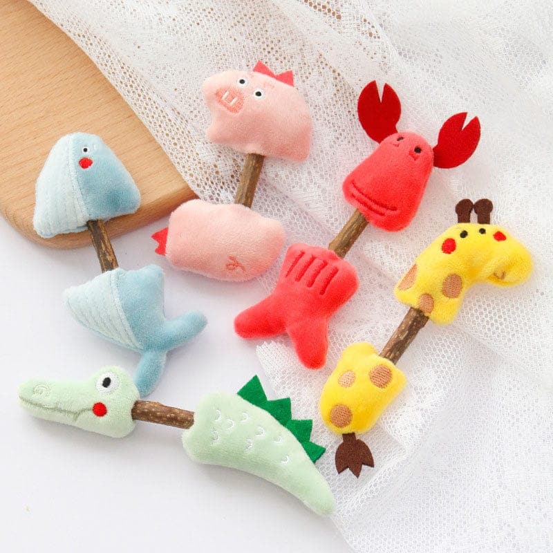 Catnip Toys with Chew Stick