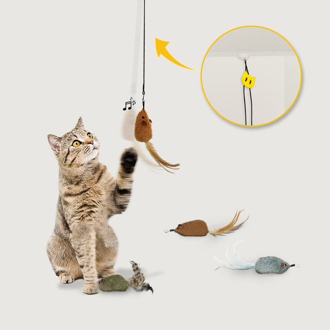 Interactive Mouse Toy with Sound Hover Image